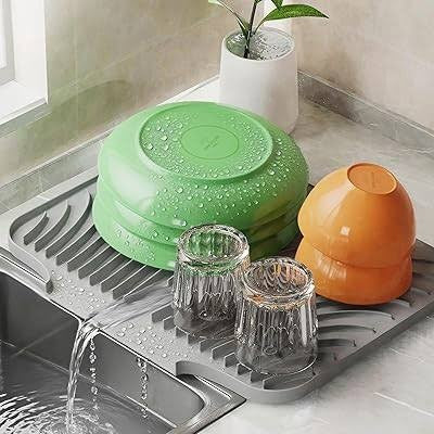 Kitchen Counter Dish Drying Mat