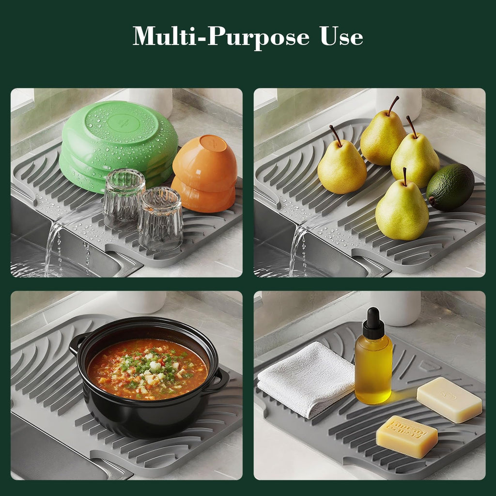 Kitchen Counter Dish Drying Mat