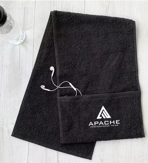 Gym Spotrs Towel With Zipper Pocket