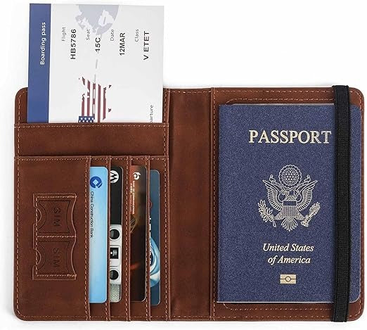 Passport Card Holder Travel Wallet