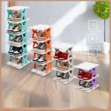 Portable X-Shaped Shoe Rack