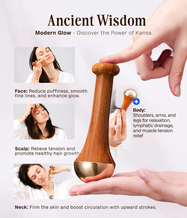 Premium Kansa Foot Therapy Wand