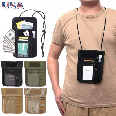 Premium Travel Passport & Cash Organizer
