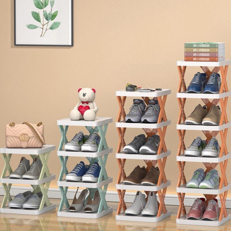 5-Layer Portable Shoe Rack Storage Organizer