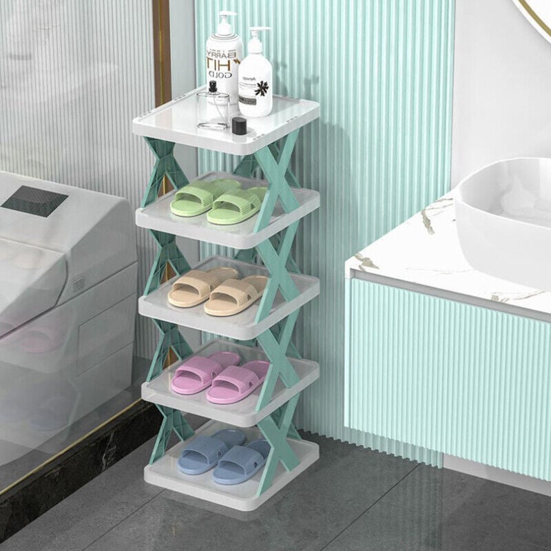 5-Layer Portable Shoe Rack Storage Organizer