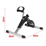 Foldable Home Mini Fitness Bike with LCD Monitor