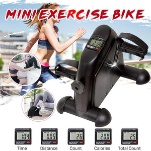 Mini Pedal Stepper Exercise Machine LCD Monitor