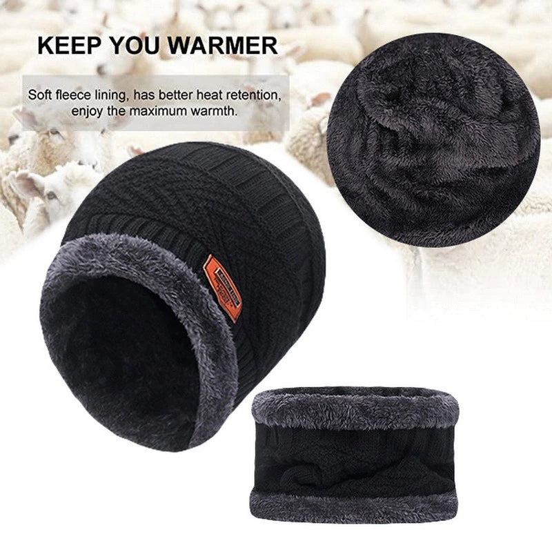 Hat & Neck warmer Winter Cap (unisex)