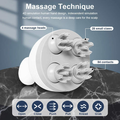 Electric Scalp Massager | Hair Growth | Deep Massage | Rechargeable