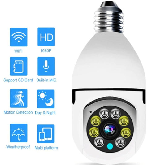 Wireless Wifi Light Bulb Security Camera