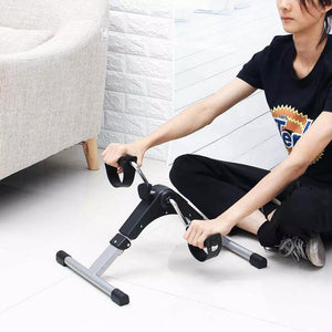 Foldable Home Mini Fitness Bike with LCD Monitor