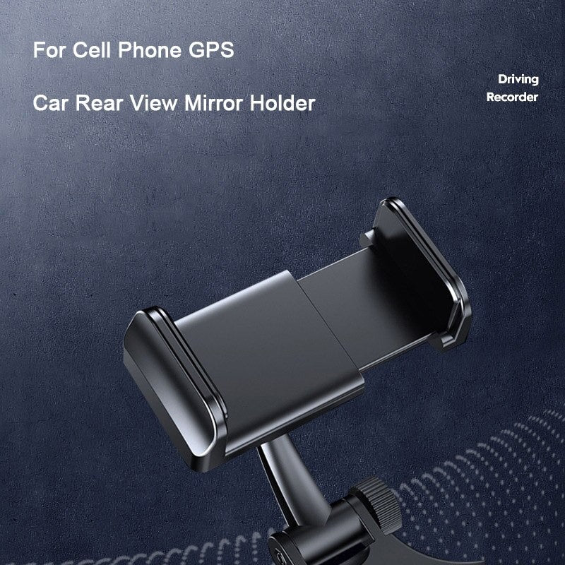 Universal 360 Rotatable Car Rearview Mirror Mount Mobile Holder